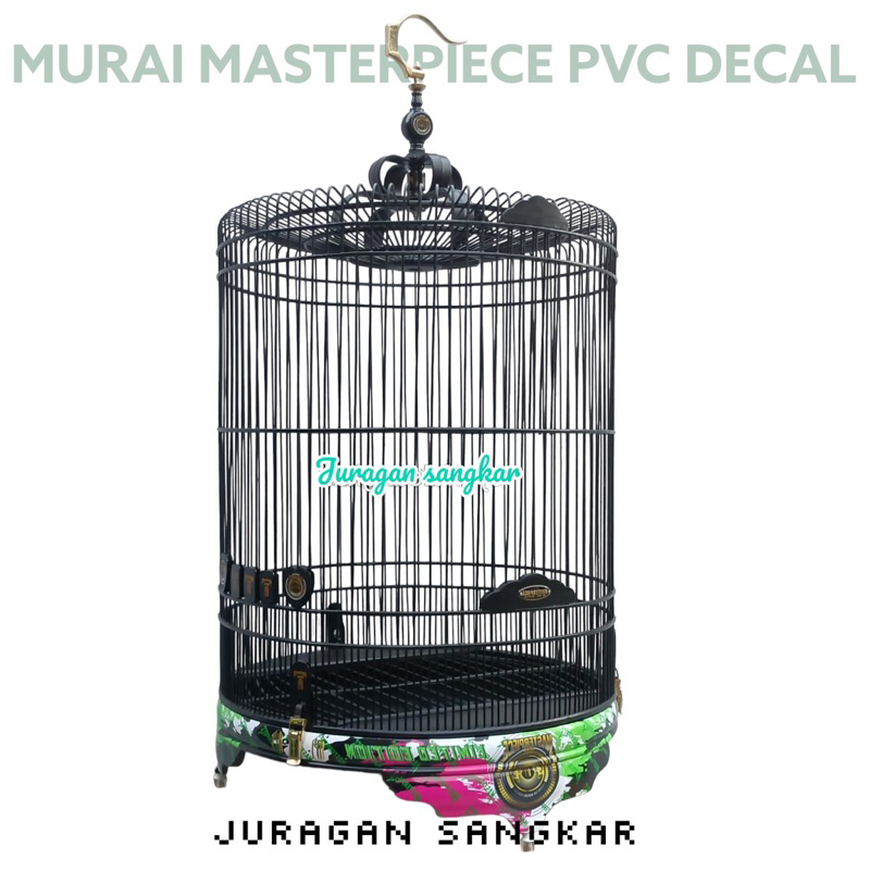 SANGKAR KANDANG MURAI PVC MASTERPIECE NO 2 DM 58CM