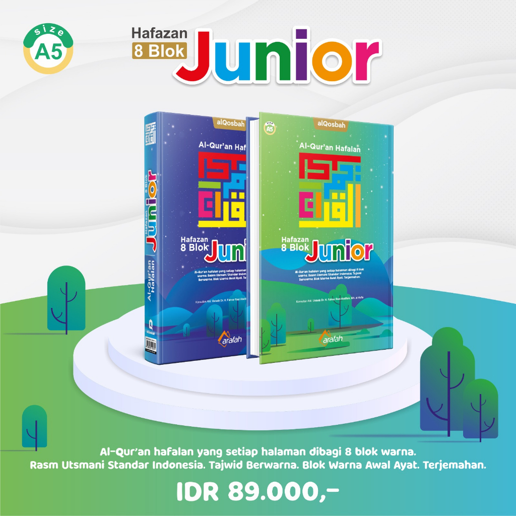 [PE1] HAFAZAN JUNIOR 8 BLOK | Al-Qur'an Hafalan 8 Blok Warna