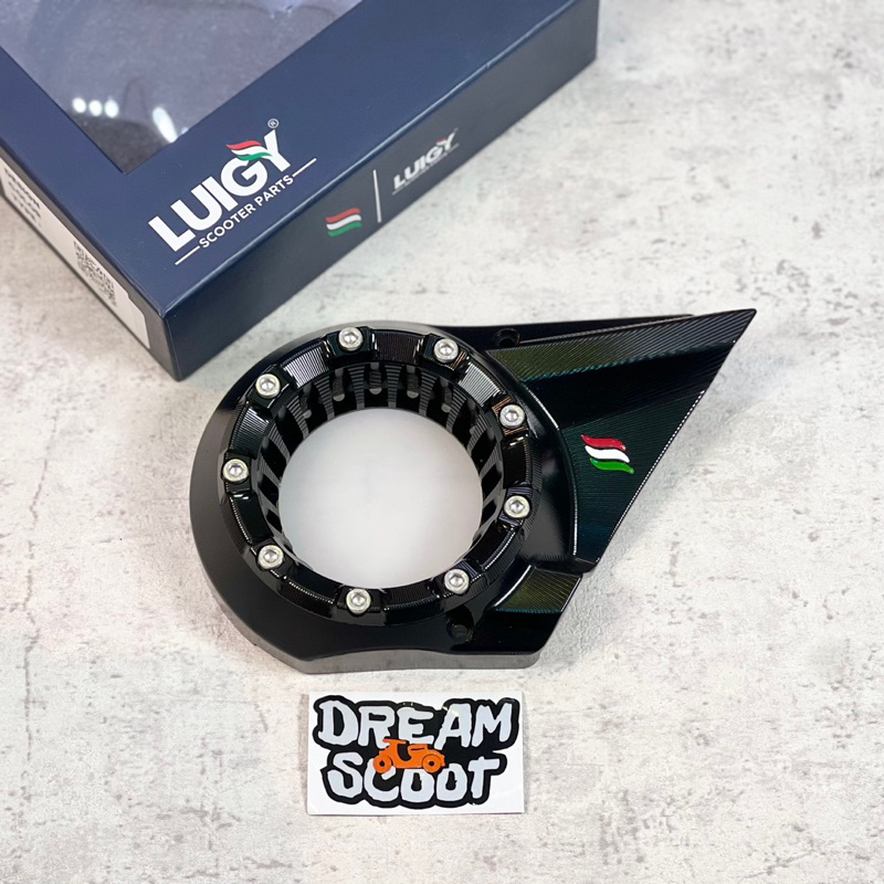 Cover intake luigy IGET Full Black Vespa sprint Vespa primavera Vespa s Vespa LX Cover Intake Vespa 