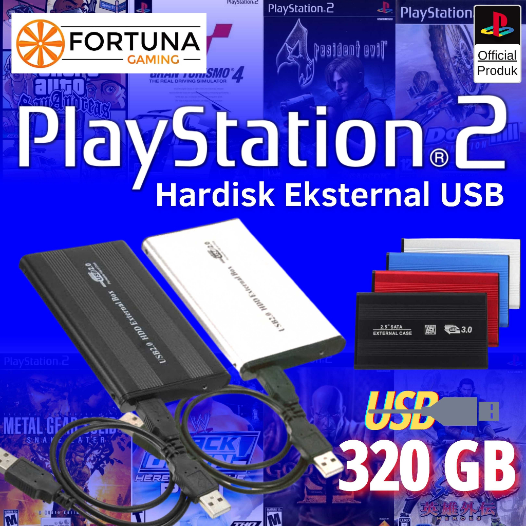 Hard Disk/Game PS2/Eksternal/320Gb