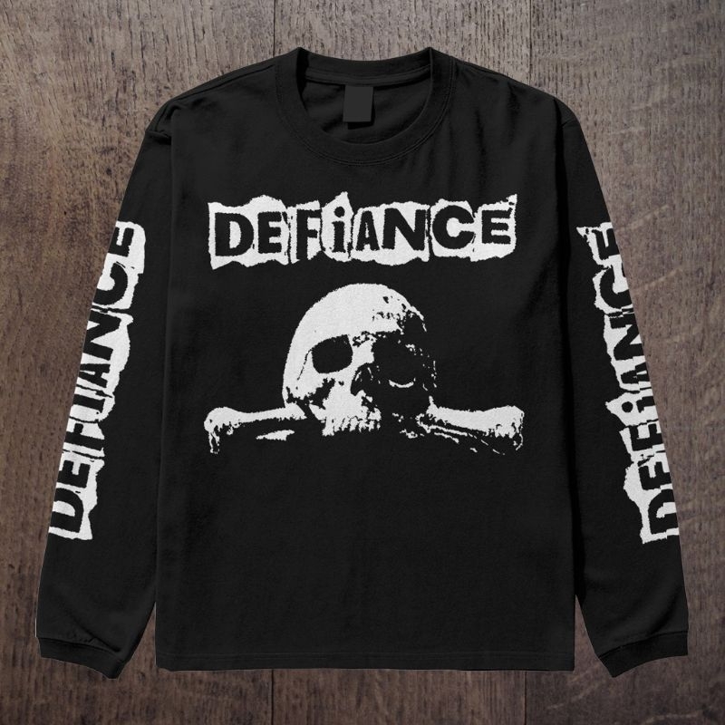 KAOS BAND PUNK LENGAN PANJANG DEFIANCE