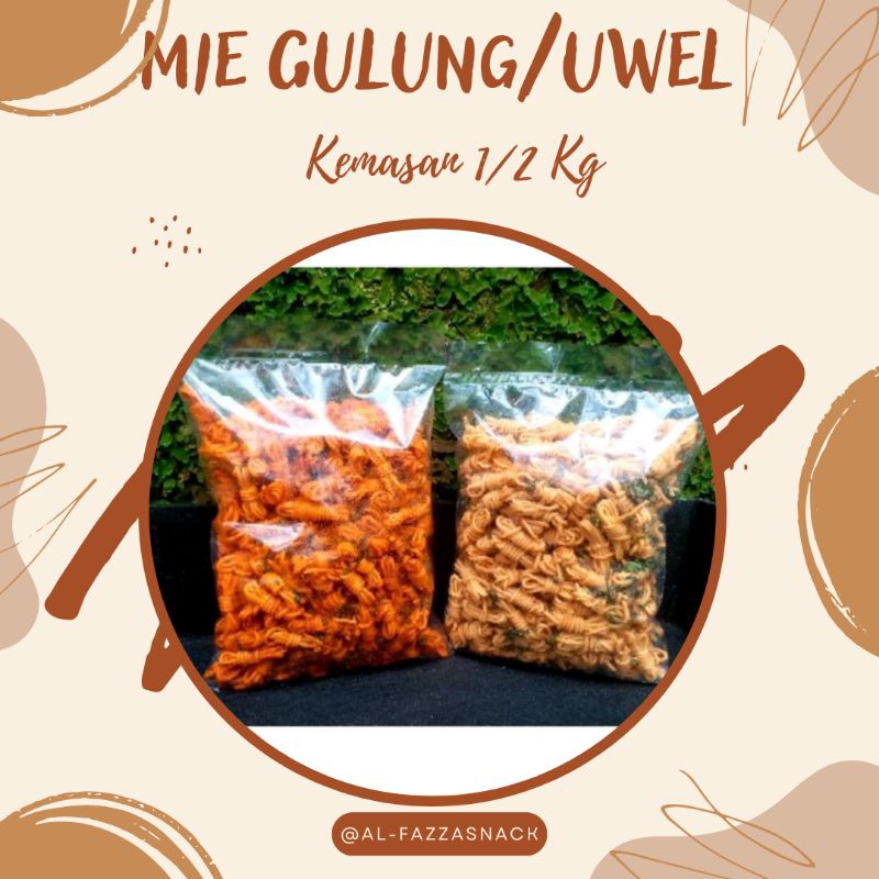 

Mie Uwel/Gulung Kemasan 1/2Kg