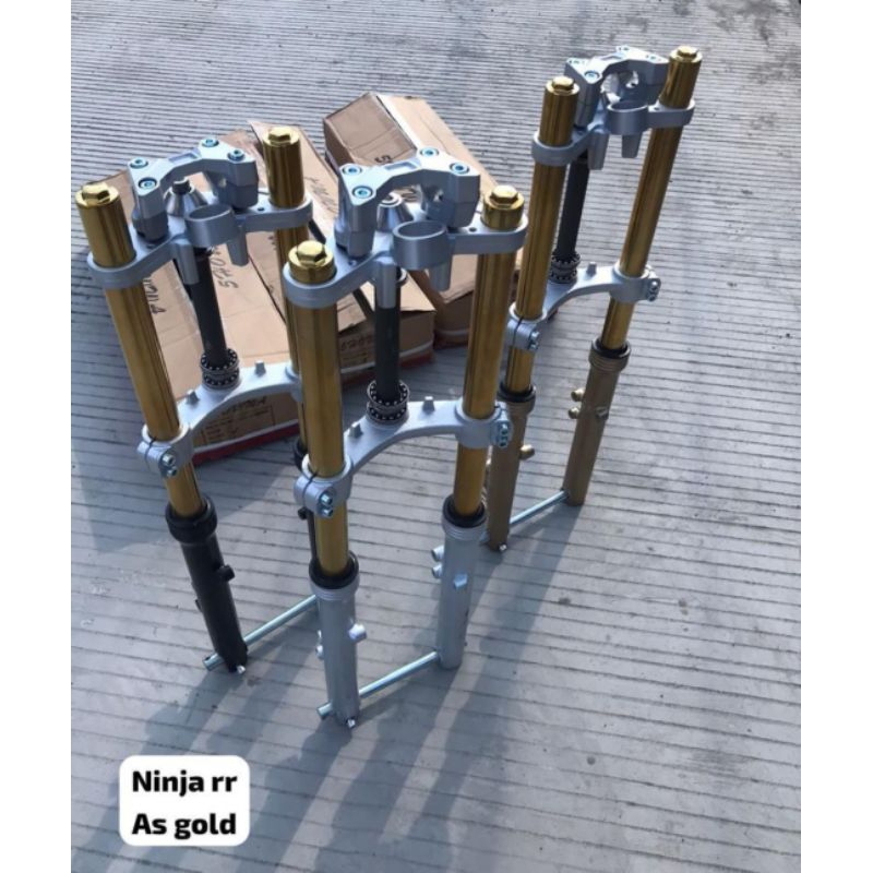 SKOK DEPAN NINJA RR AS GOLD SET RAISER CBR PNP HONDA