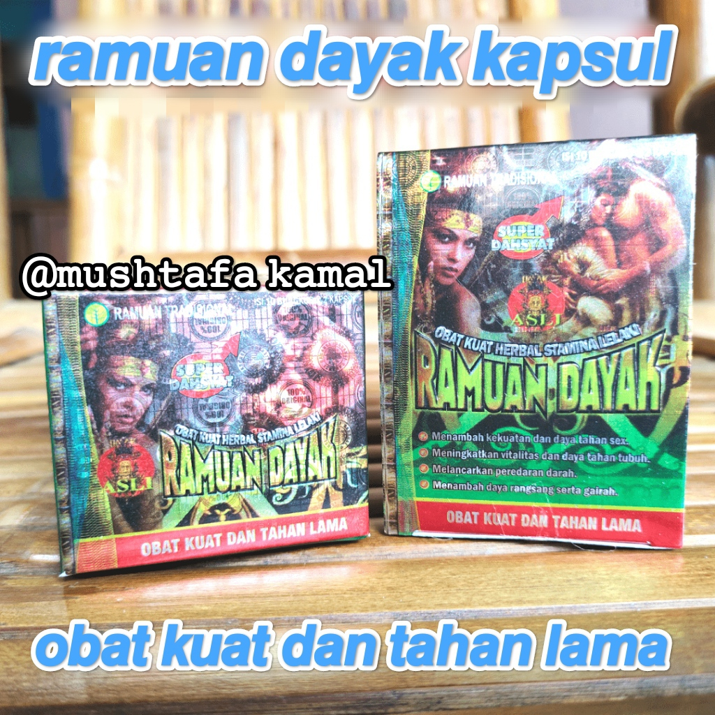 KAPSUL RAMUAN _DAYAK_Original_Penambah Vitalitas Pria RAMUAN TRADISIONAL OBAT_KUAT_HERBAL_STAMINA LE