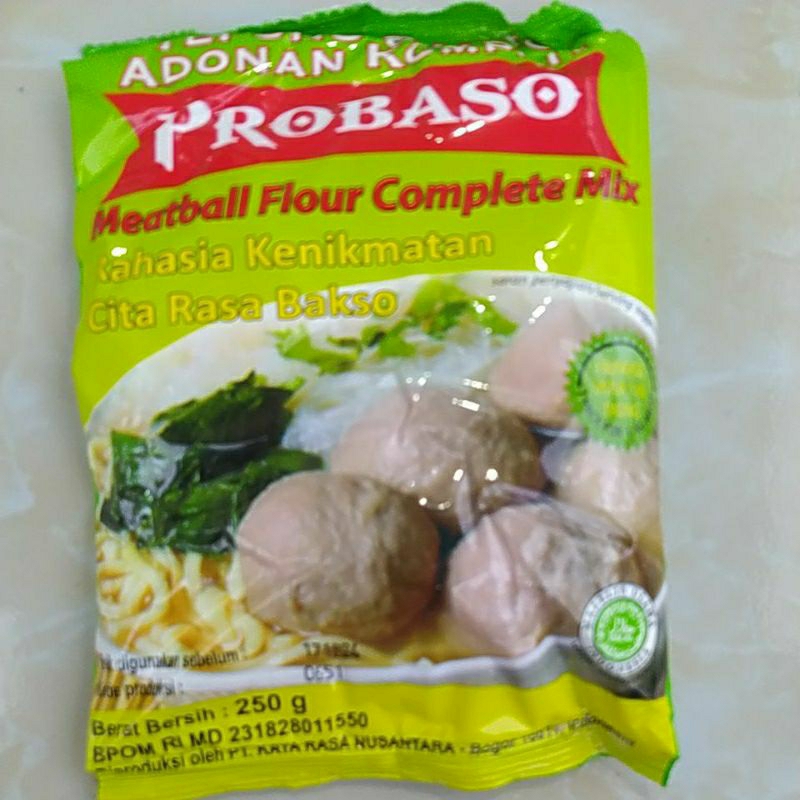 

tepung bakso adonan komplit PROBASO 4pcs