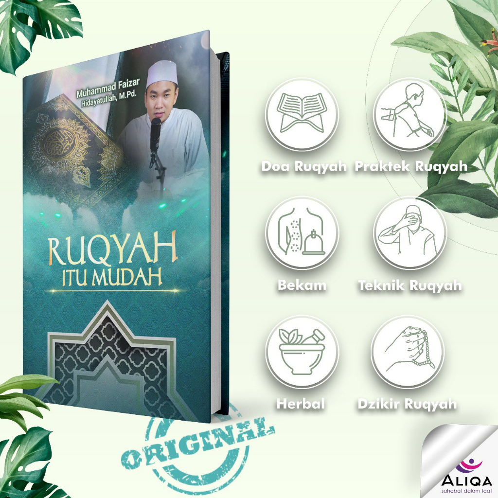 100% Buku Original - Ruqyah Itu Mudah Karya Ustadz Muhammad Faizar Hidayatullah - Buku Ruqyah Syaria