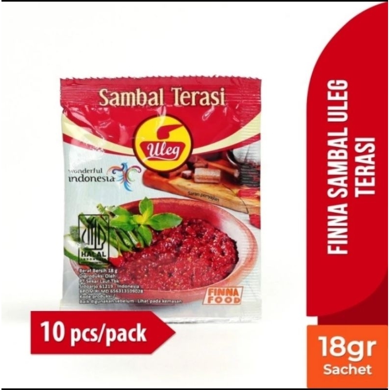 

SAMBEL ULEG FINNA (TERASI) @18 GR isi 10 sachet