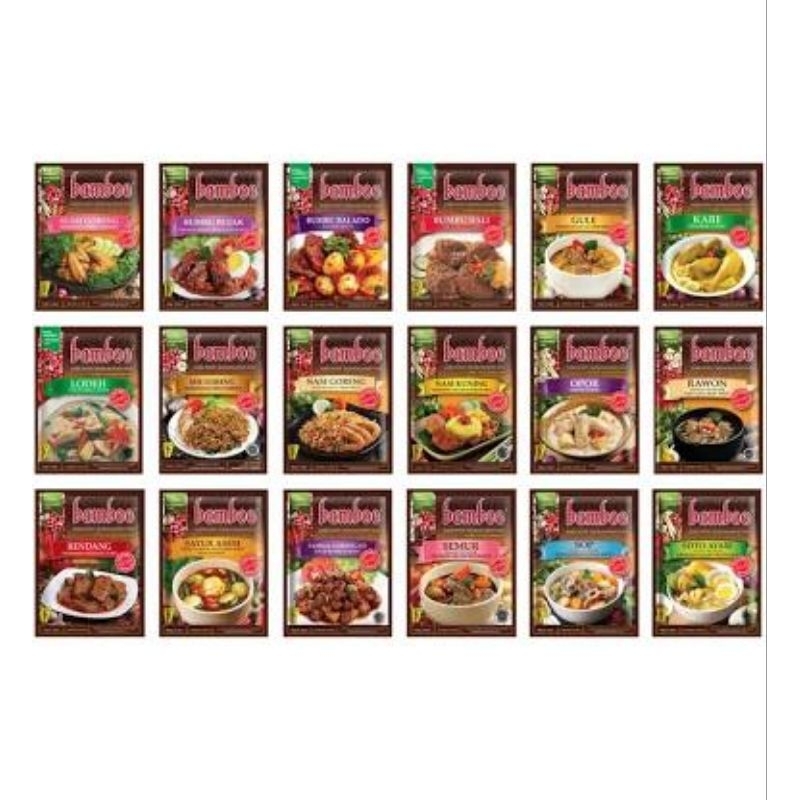 

Bamboe Bumbu Nusantara - All Varian Rendang, Soto, Opor, Gule, Rawon, Nasi Goreng