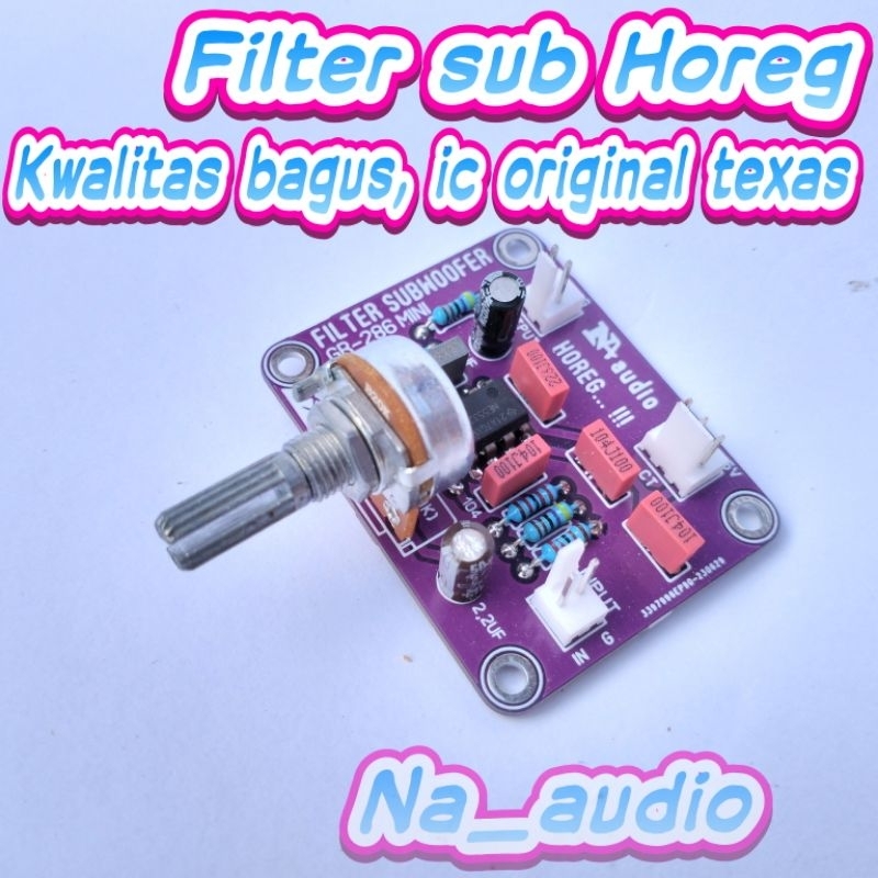 Kit Filter subwofer Gr-286 Mini super horeg josss