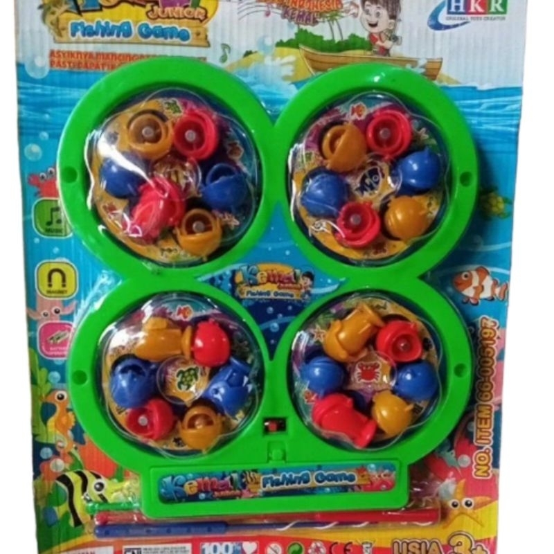 MAINAN PANCING IKAN KOLAM OTOMATIS / MAINAN PANCING KEMAL BESAR