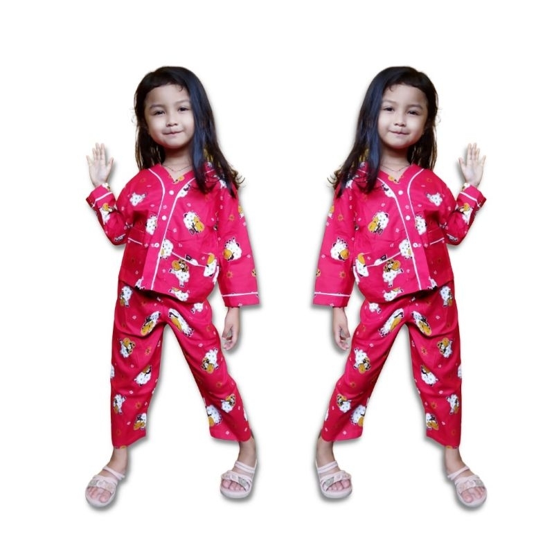 Setelan Anak Laki-laki Piyama Umur 1 2 3 Tahun Motif Batik