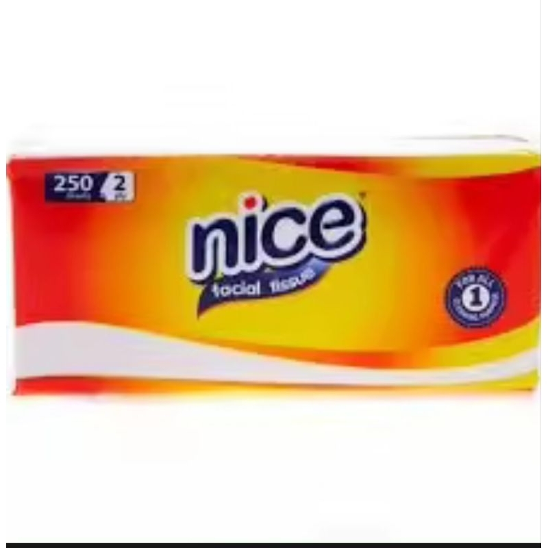 [ 1 pack ] Facial tisu nice 250 sheet 2 ply