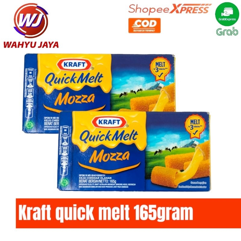 

Kraft quick melt mozza 165gram