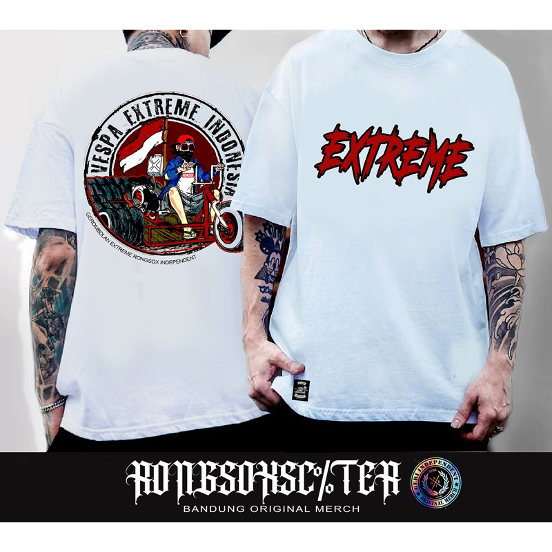 Kaos Vespa Geri original - Series putih
