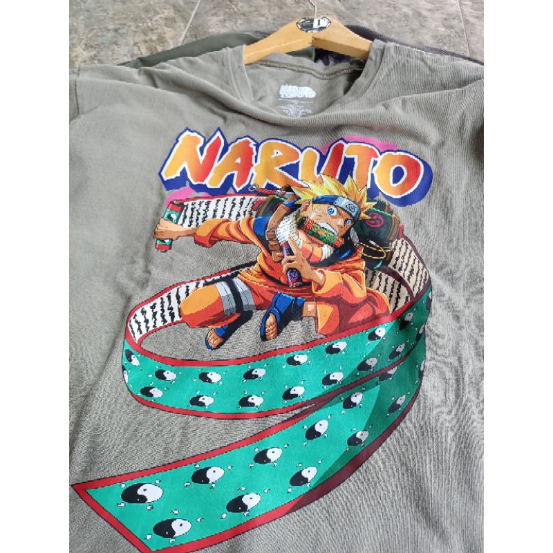 Kaos Anime Naruto Vintage T-Shirt Naruto ©2002 75x57