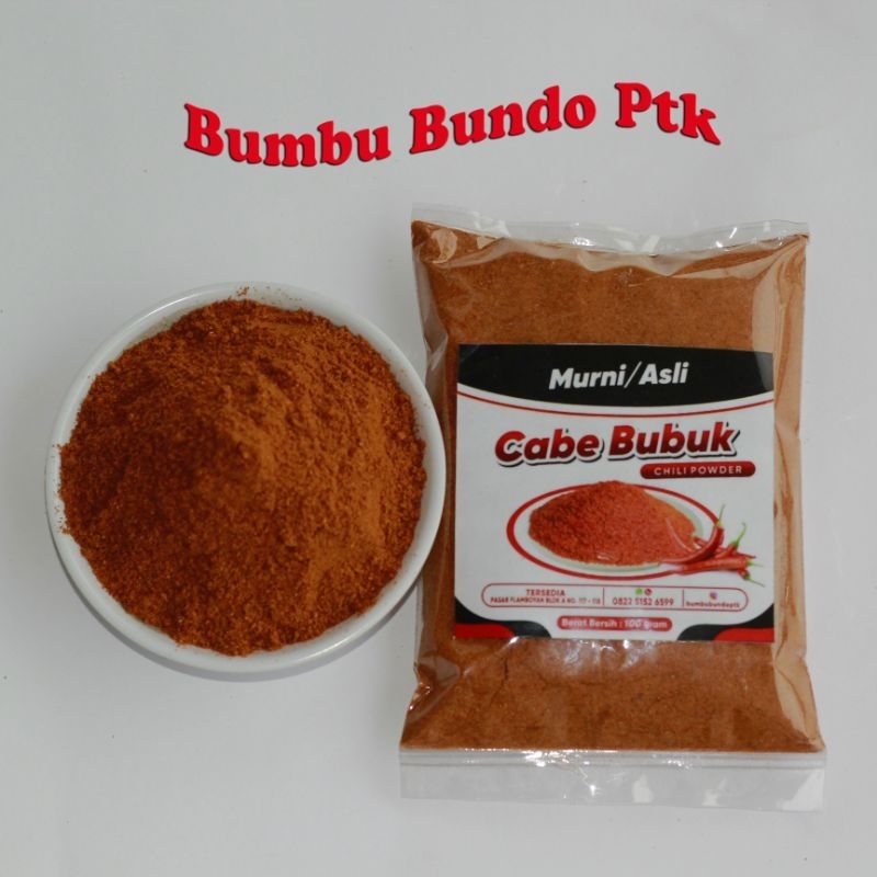 

Cabe Bubuk Murni l Chili Powder 100 Gram