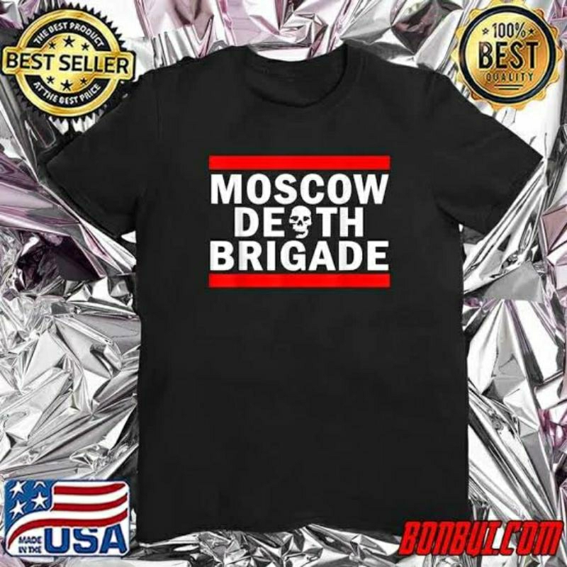 KAOS MOSCOW DEATH BRIGADE/KAOS CASUAL HOOLIGAN PRIA WANITA BISA COD