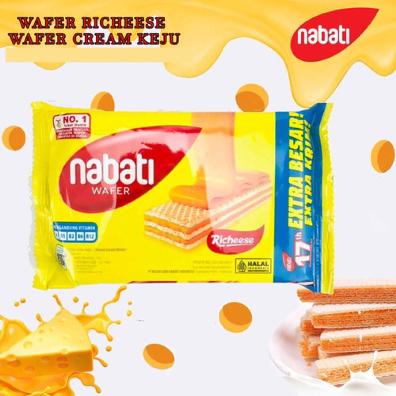 

Richeese Nabati Wafer 43 gr