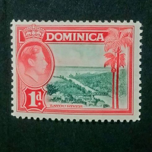 

KoLeksi Prangko Kuno Dominica Layou River Koloni Inggris