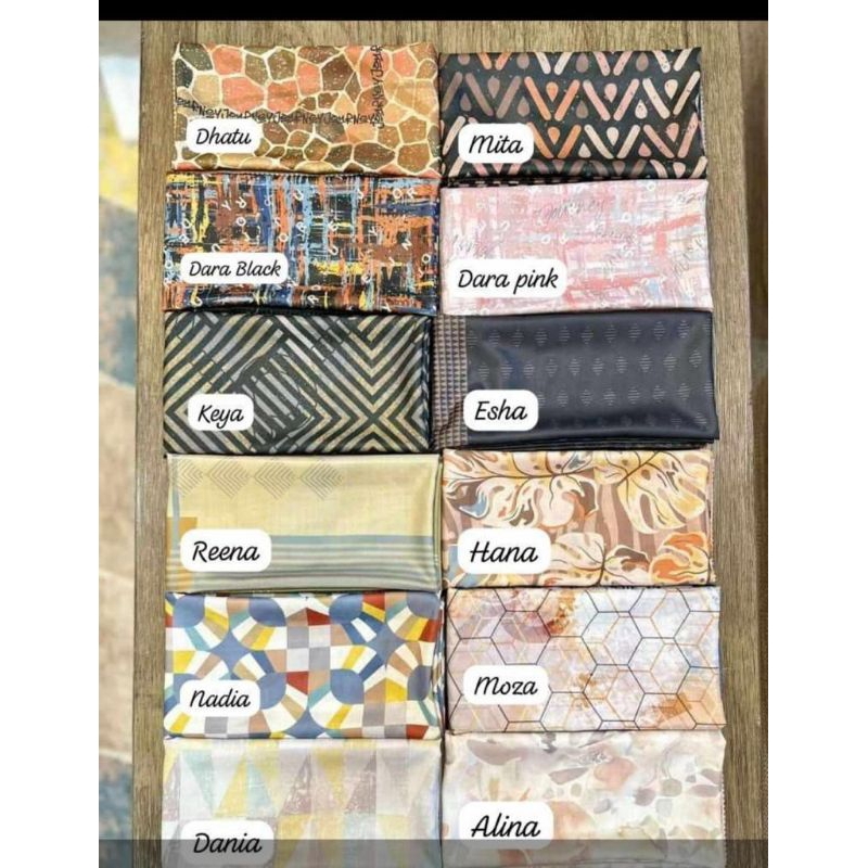 segi empat journey motif Amora, jihan, alina, aida, mega, kia black, kia brown, lady, meera, danti, 