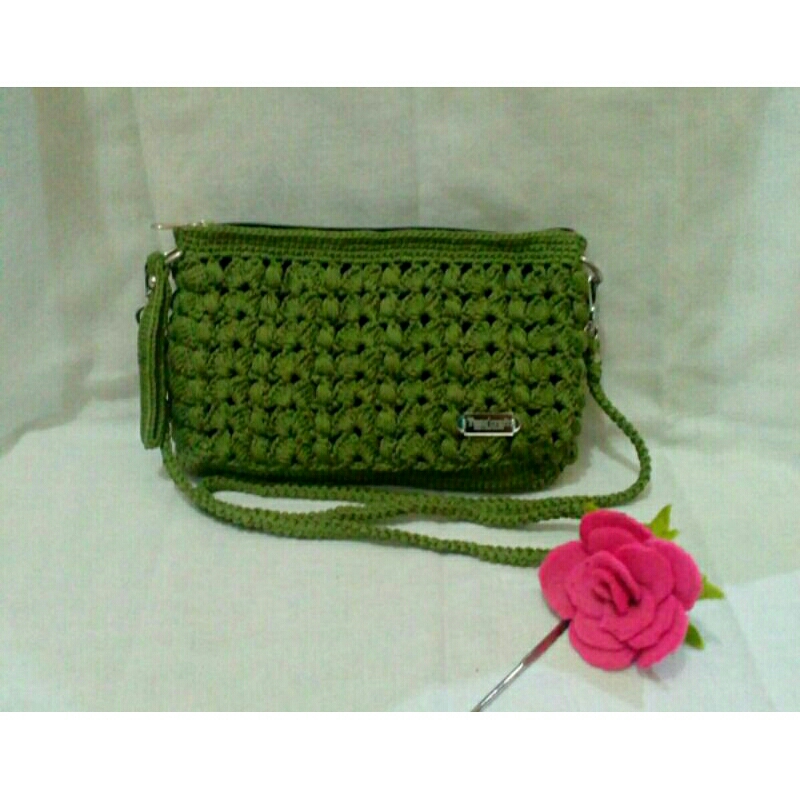 tas Rajut selempang tas wanita selempang tas wanita Tas rajut selempang Sling bag tas hp tas rajut