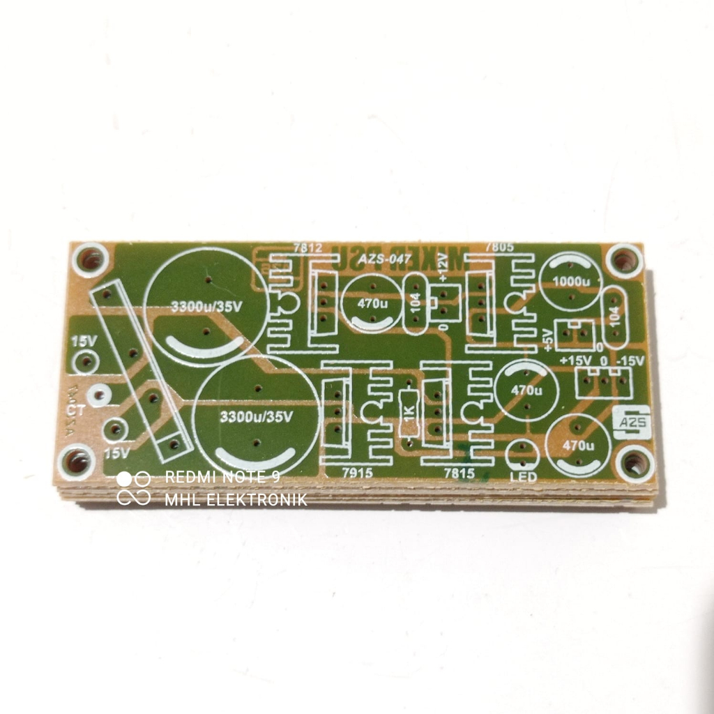 PCB PSU Mixer Komplit - Output bisa sesuai Kebutuhan AZS
