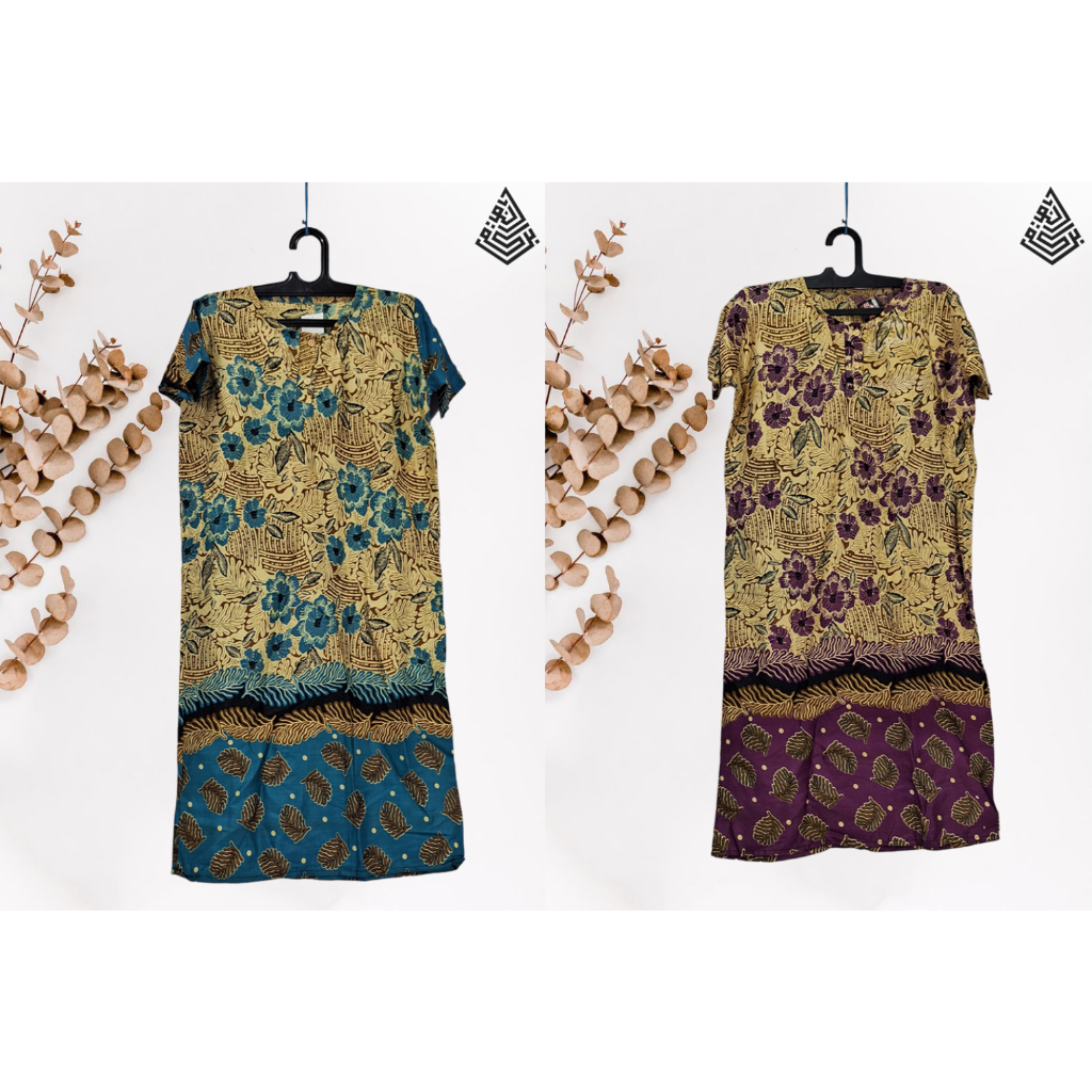 (GROSIR) DASTER PAYUNG Citra Batik //Bahan Rayon// Daster ibu ibu// Daster batik || Saku Dalam