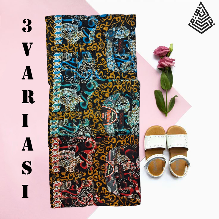 (GROSIR) Gamis Batik Solo Dewasa/Remaja Kaos Adem