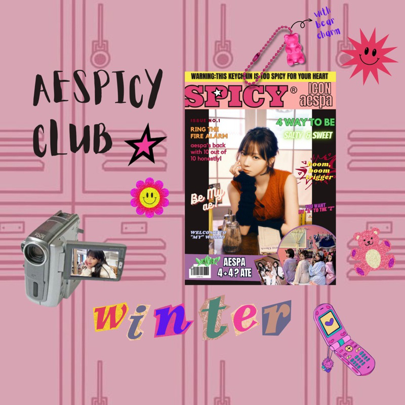 aespa aespicy club keychain
