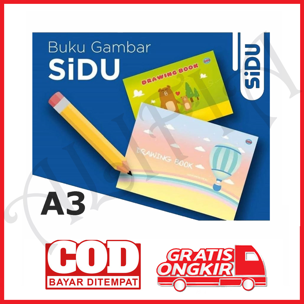 

Buku Gambar SIDU A3 / Drawing Book / Buku Sketsa Satuan