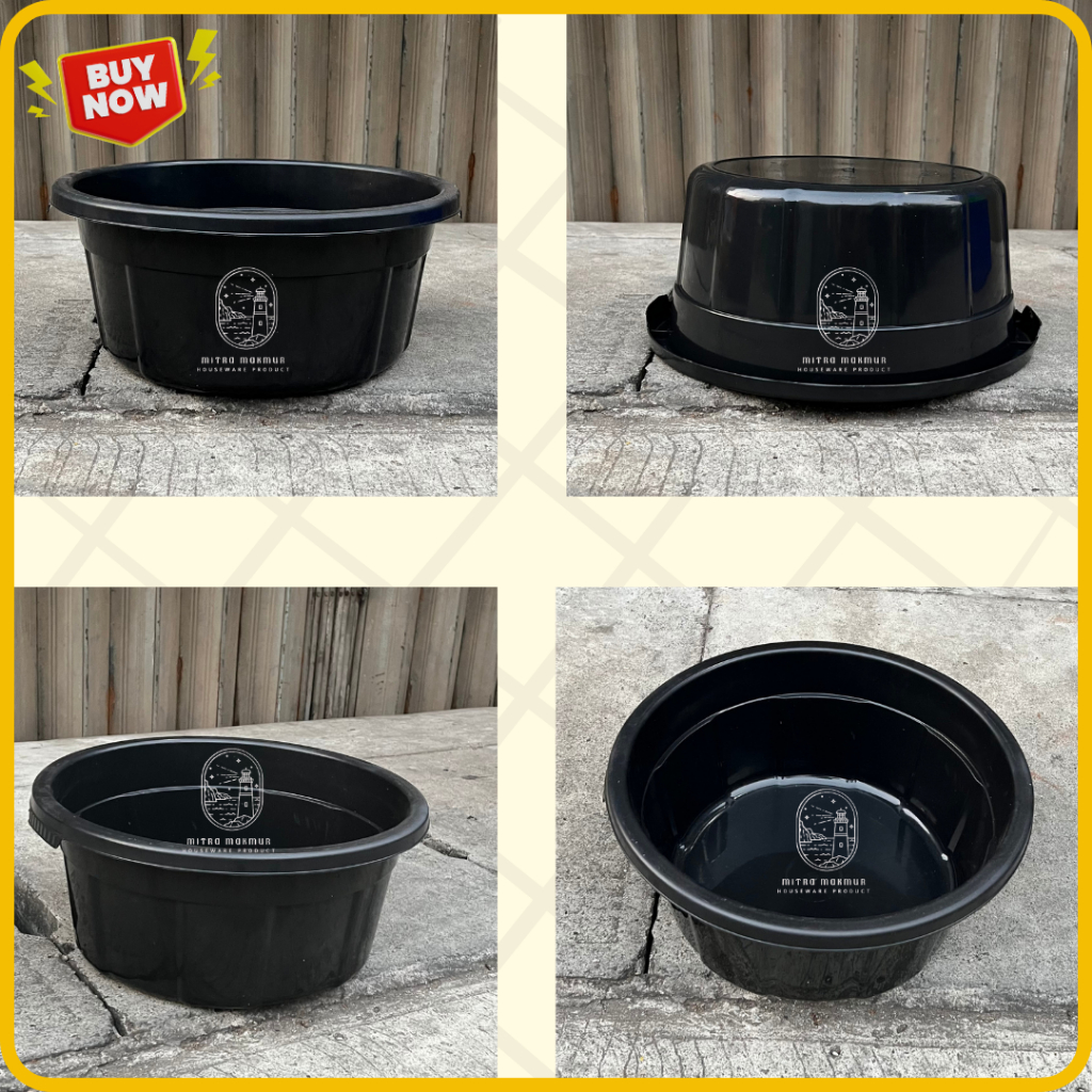 PROMO BAK HITAM PLASTIK 20 TABITHA BAK HITAM PLASTIK MURAH BAK CUCIAN BAJU