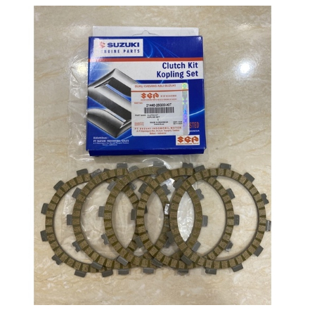 PLAT PLATE FRICTION KAMPAS KOPLING SATRIA FU 150 OLD KARBU NEW FI INJEKSI GSX THUNDER 125 ORIGINAL O