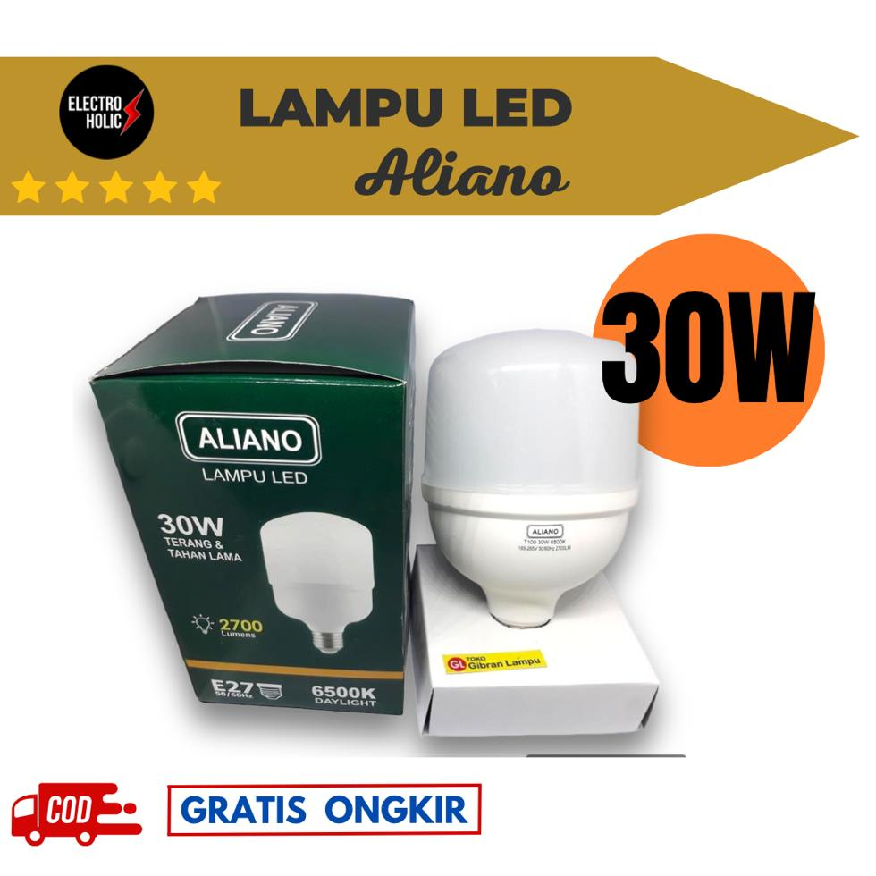 Lampu LED Aliano Watt Besar - Bohlam LED Putih Bergaransi