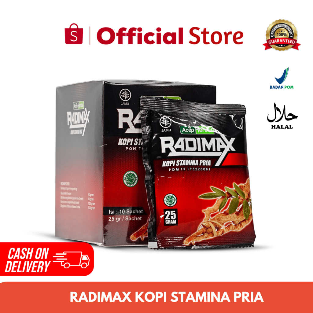 

Radimax Kopi Stamina Pria Medan 100% Asli Original Murni Aman Tanpa Efek Samping