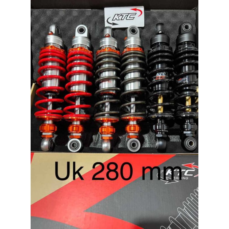SHOCKBREAKER KTC SHOCK BELAKANG KTC RAZOR PRO FIZ R JUPITER Z VEGA R UKURAN SHOCK 280MM ORIGINAL KTC