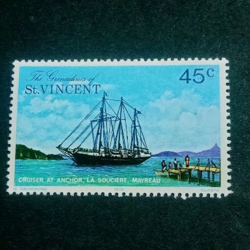 

koleksi Prangko Kuno St.Vincent Perahu Layar