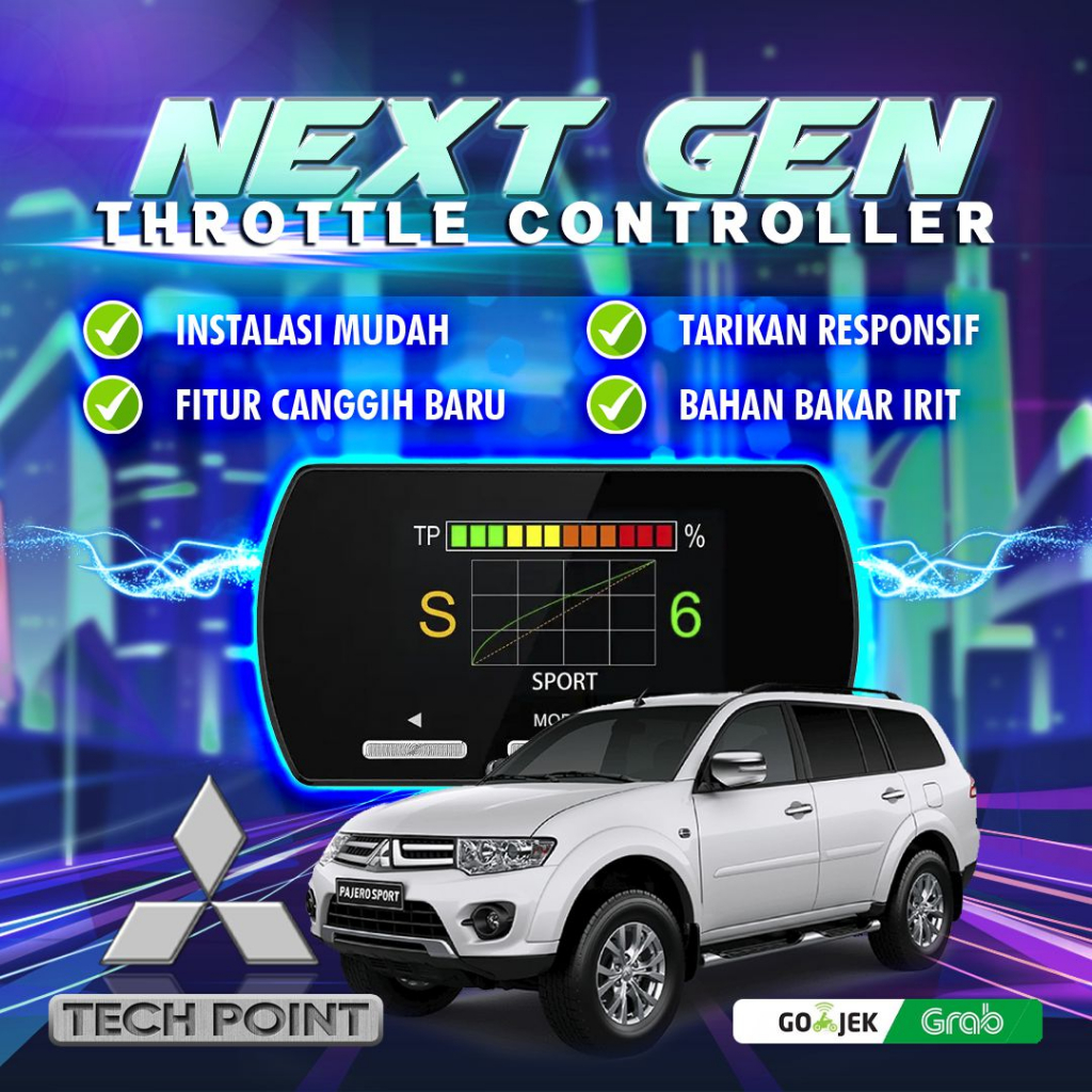9 Drive Mitsubishi Pajero Exceed Piggyback Throttle Controller Next Gen