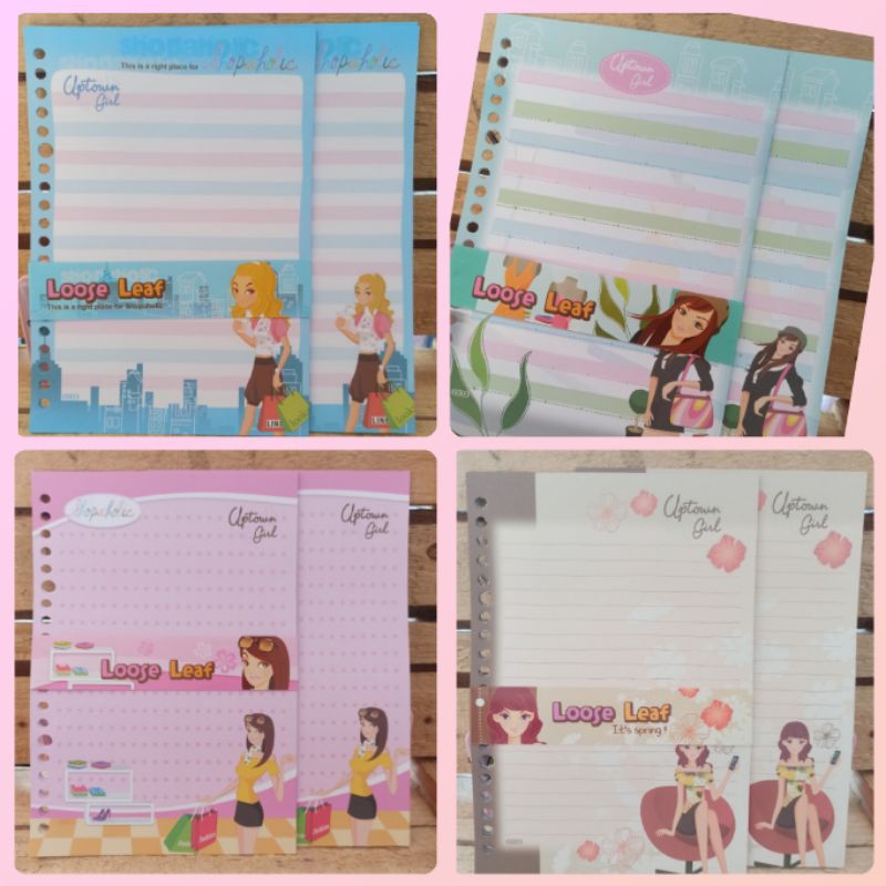 

Loose leaf A5-20 + cover /isi binder kecil (20 Lubang)/ Loose leaf Ukuran A5-20lembar