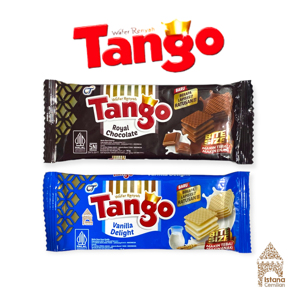 

Wafer Tango MINI Cokelat / Vanilla 16 Gram SATUAN