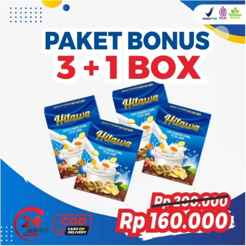 

PAKET HEMAT HITAWA PLUS JAHE