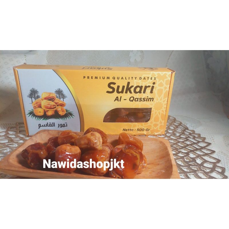 

Kurma Sukari Al Qaseem Qossim 500gr FRESH Exp.2026 Enak Murah distributor Jakarta