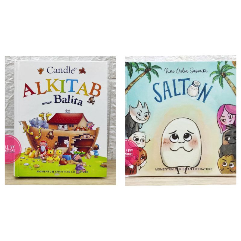 Alkitab Candle Untuk Balita - Buku Cerita Alkitab Anak Bilingual Inggris Indonesia - Hardcover