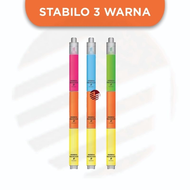 

Stabilo 3 Warna -ZEBRA