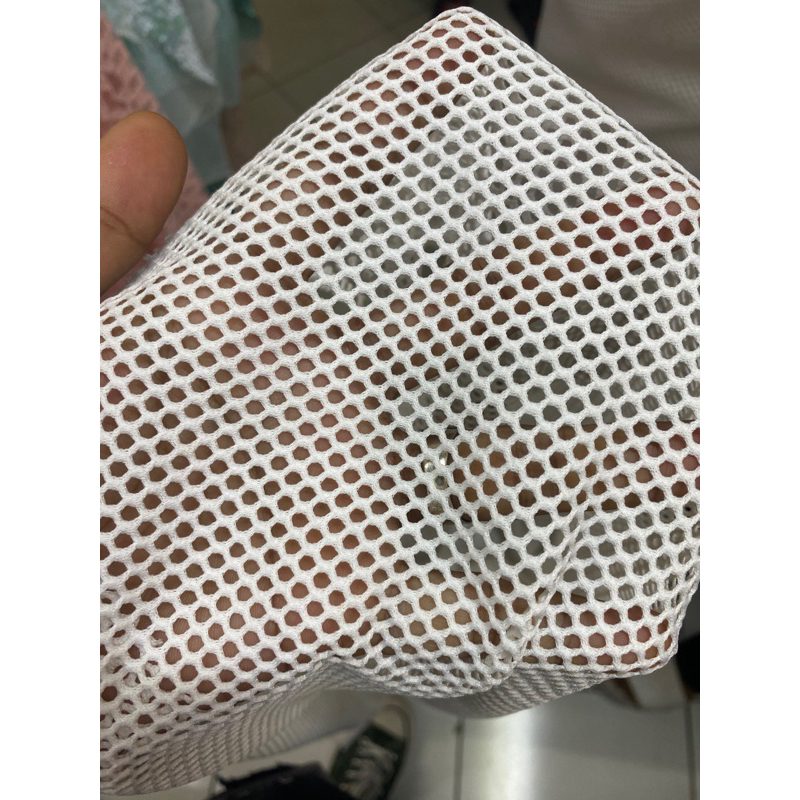 kain jala kaos tebal import lobang kecil