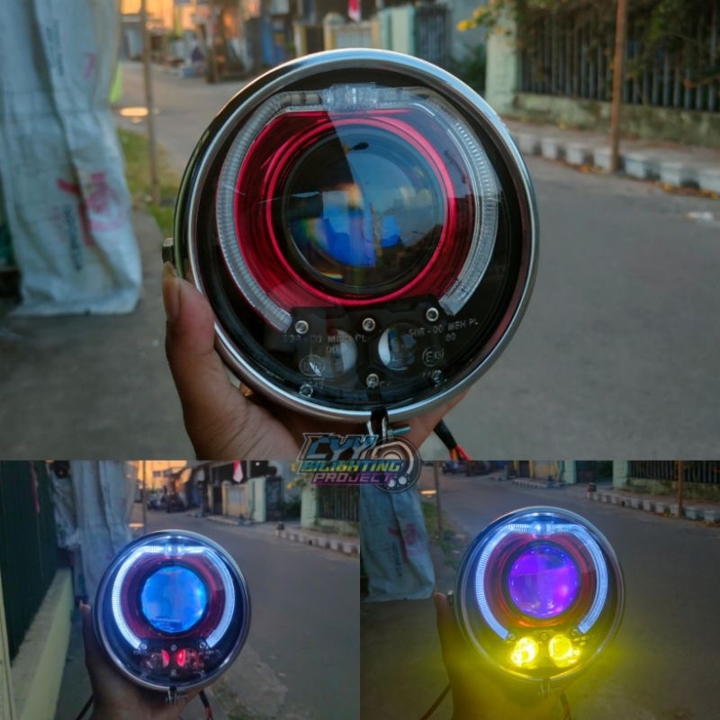 Batok cb125 biled aes turbo SE + minilaser