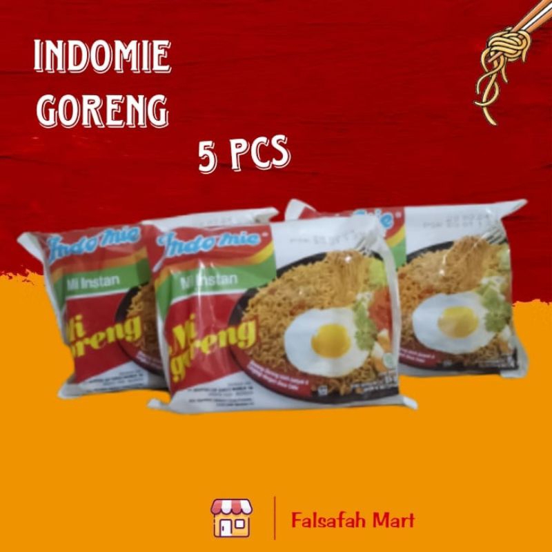 

5 PCS INDOMIE GORENG 85 GRAM