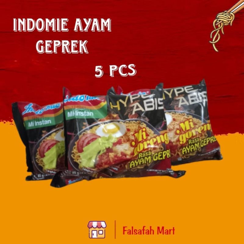 

5 PCS - INDOMIE HYPE ABIS AYAM GEPREK 85 GRAM