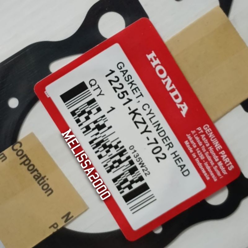 Paking Head KZY (Gasket Cylinder Head) – Vario 150 ESP - New Vario 150 eSP K59 - PCX NEW 150 ADV 150
