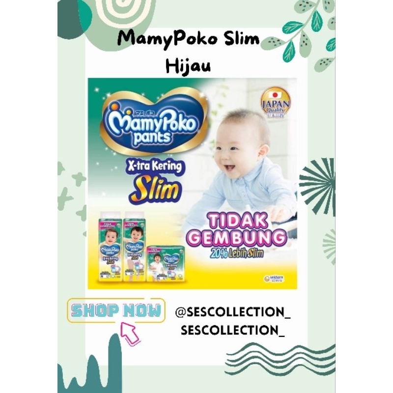 Mamypoko Slim Hijau
