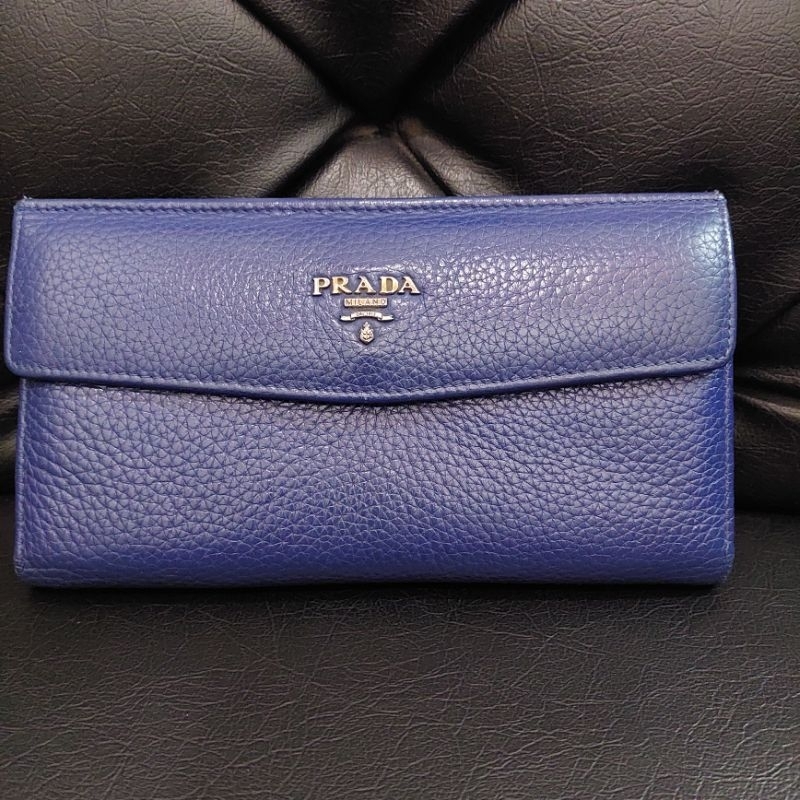 dompet prada bekas /preloved /second kulit asli